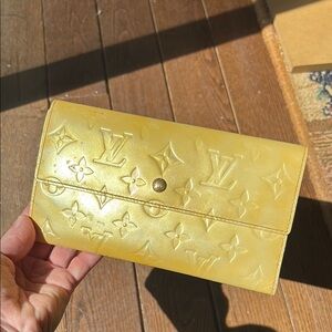 Louis Vuitton Yellow Monogram Wallet
